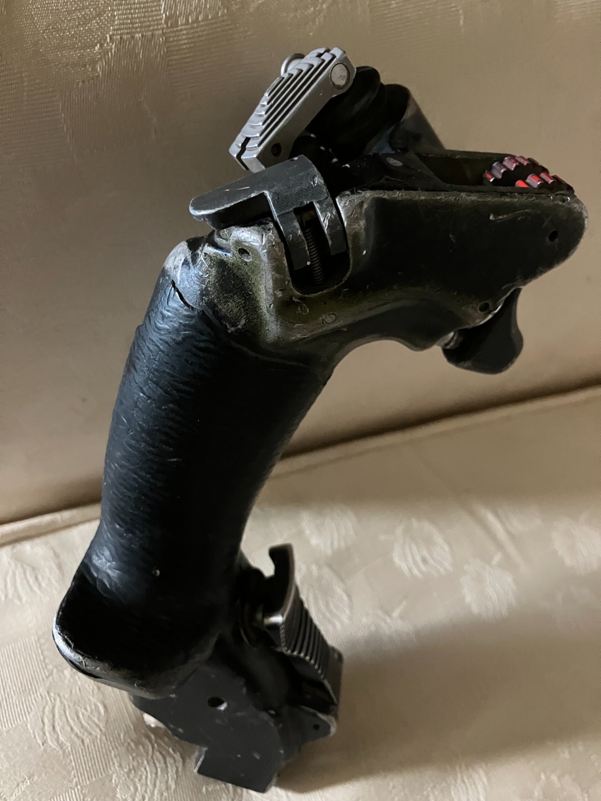 ORIGINAL Control stick grip from a Panovia TORNADO fighter.