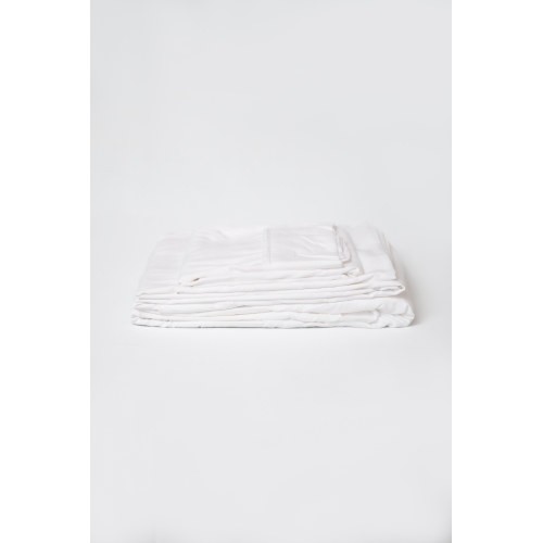 AS 4-Piece White Microplush and Bamboo Queen Hypoallergenic Sheet Set