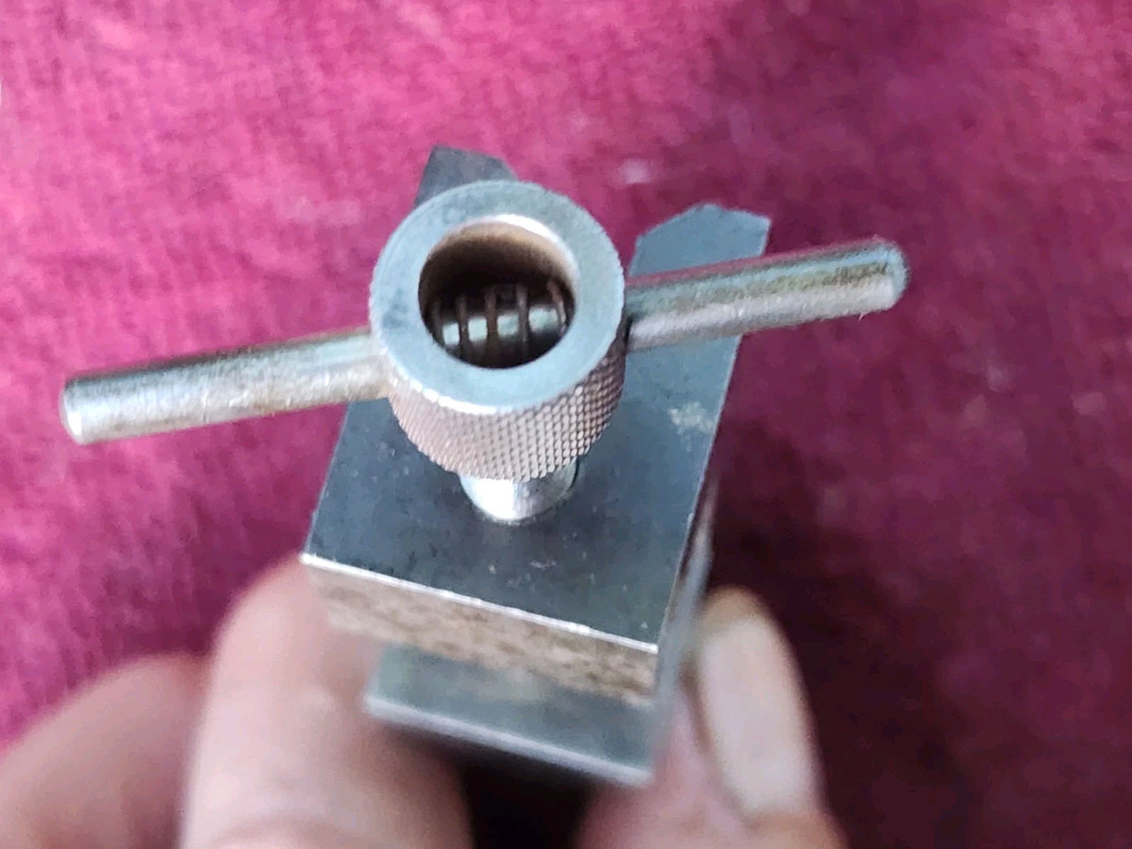 Vintage Unmarked Toolmakers Vise, 3-1/4" Body, 7/8" Wide