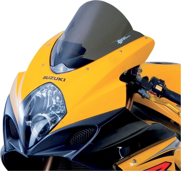 Zero Gravity Double Bubble Windscreen Smoke 16-111-02 for Suzuki GSXR1000 07-08