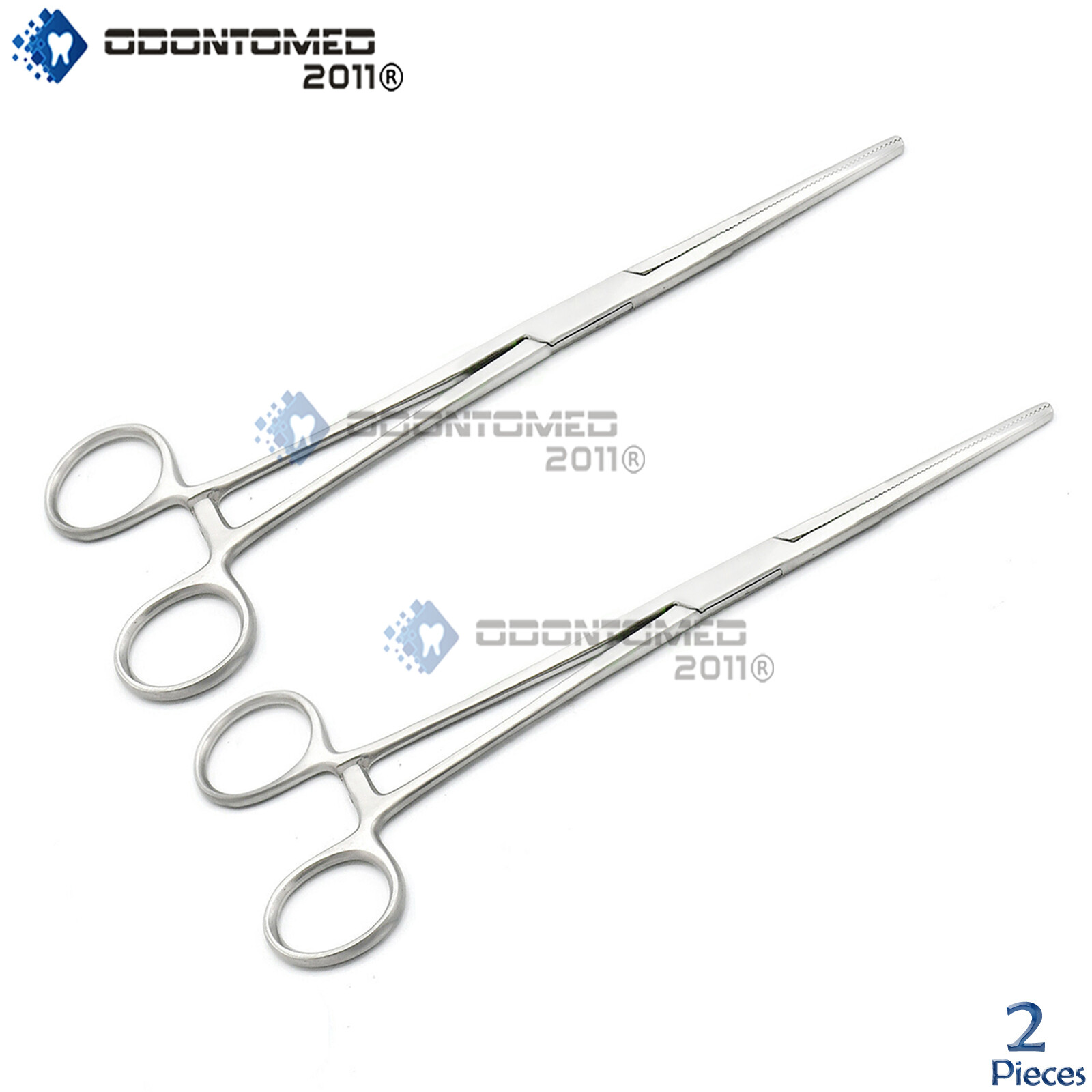 2 Pcs 8" Pean Hemostat Locking Forceps Straight - Stainless Steel
