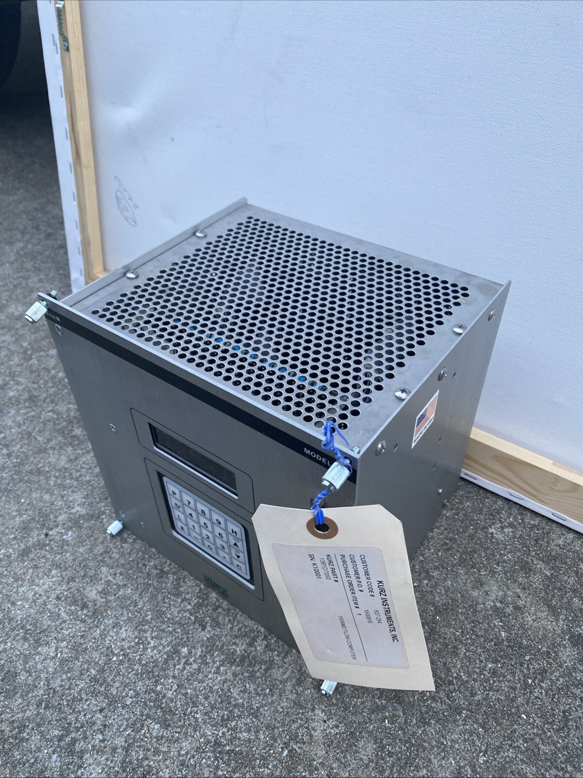 Kurz Instruments MODEL 155 Mass Flow Computer Controller Module 0-6000 Sfpm
