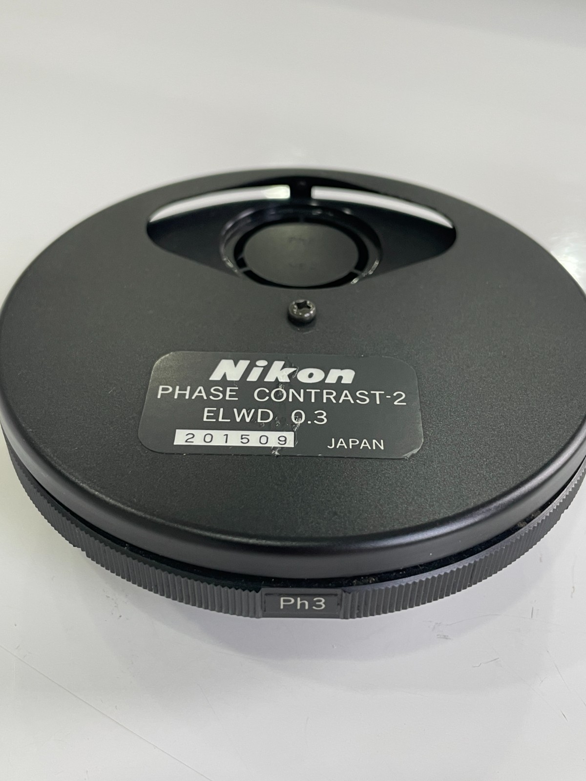 Nikon Phase Contrast-2 Ph2 ELWD 0.3 Slider – For Diaphot / Eclipse Inverted