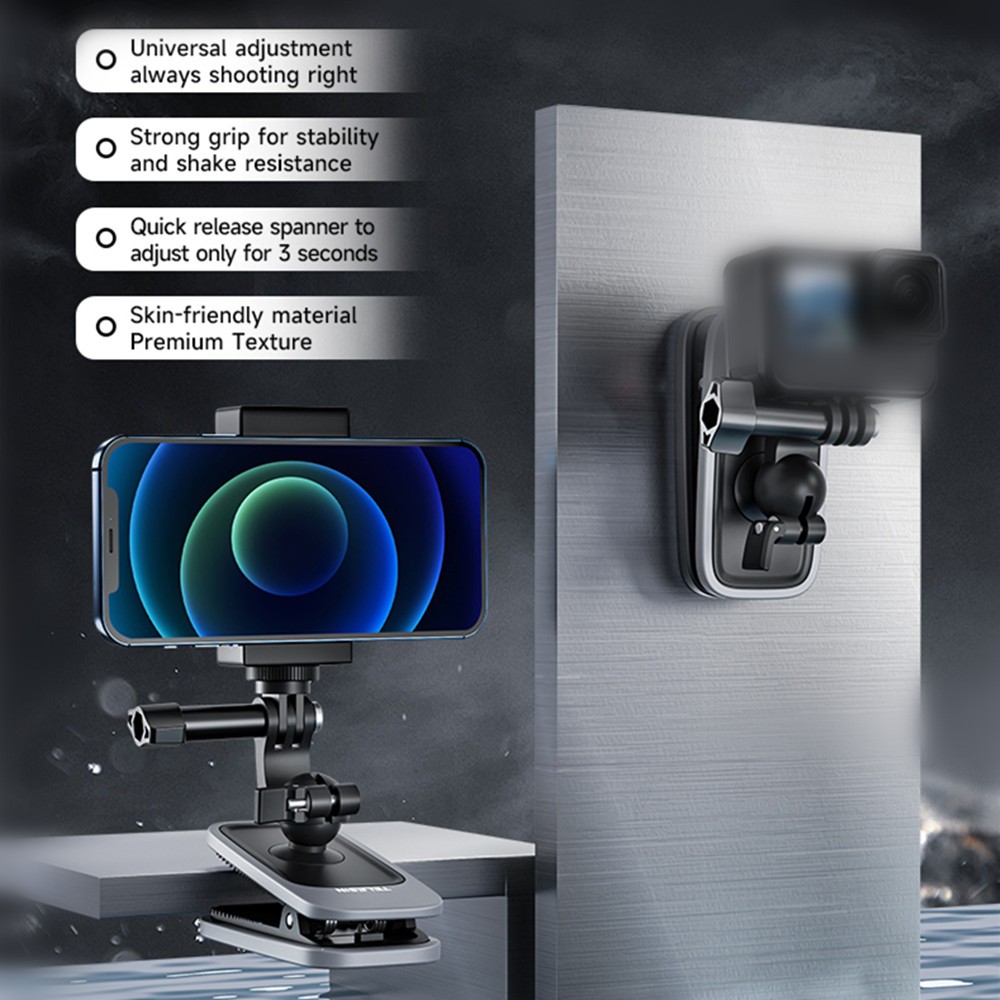 Universal Magnetic Backpack Clip Mount Holder for Action Camera Accessories
