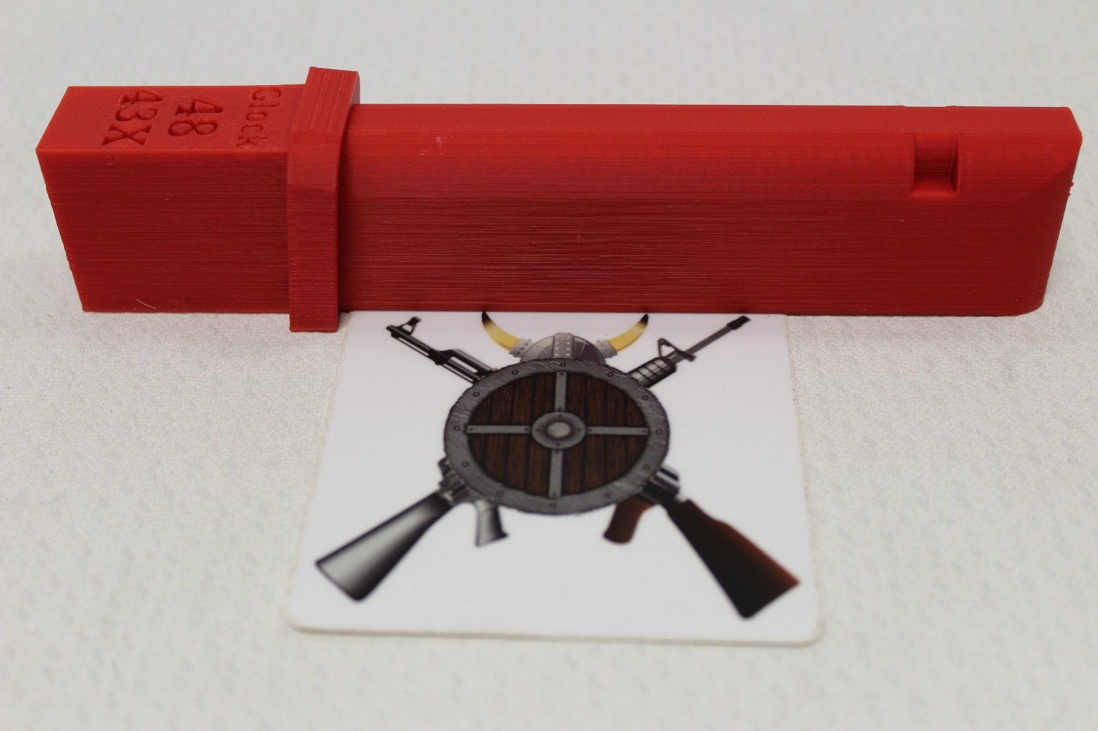 Glock 43X, 48 Vise Slide Block for Gunsmiths 3D Printed Non-Marring