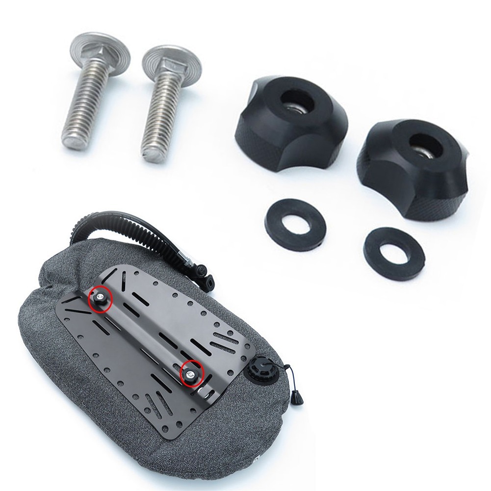 Embedded Screws for Securing Scuba Diving Backplate 2pcs Flat Type 51630