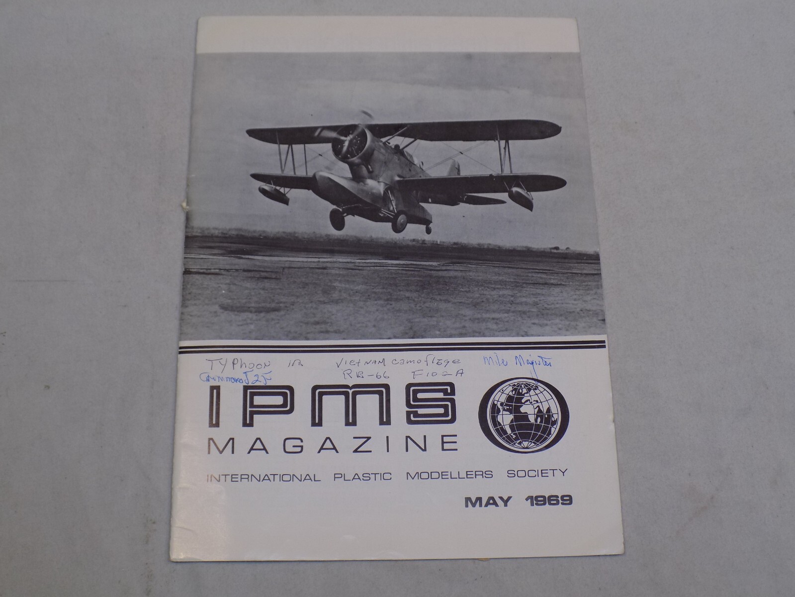 IPMS Magazine May 1969 International Plastic Modellers Society Typhoon Vietnam +