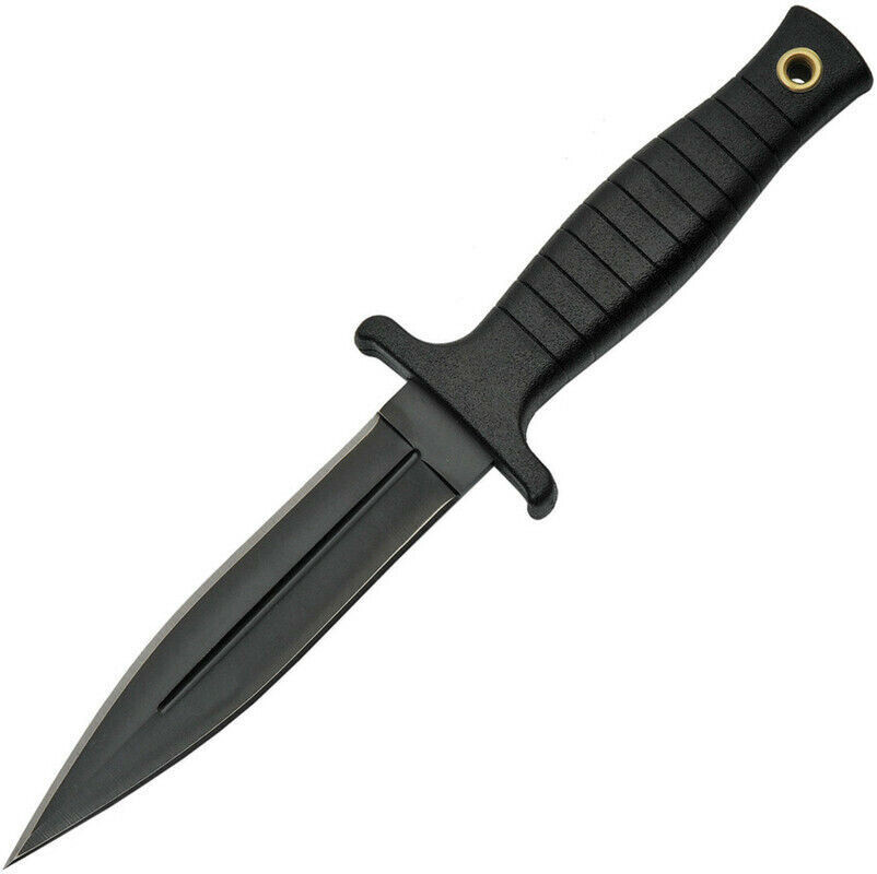 Rite EDGE 211459CM Dagger Black double edge blade belt or boot knife 9" overall