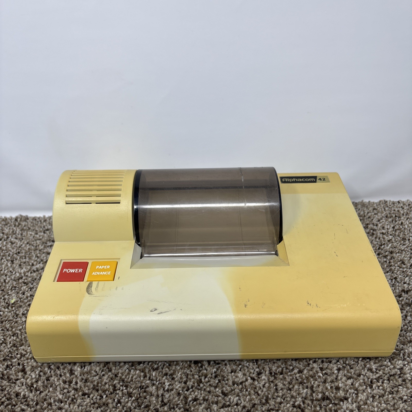 Atari 800 Computer Alphacom 42 Thermal Printer 40 Colum AS IS FOR PARTS!!!