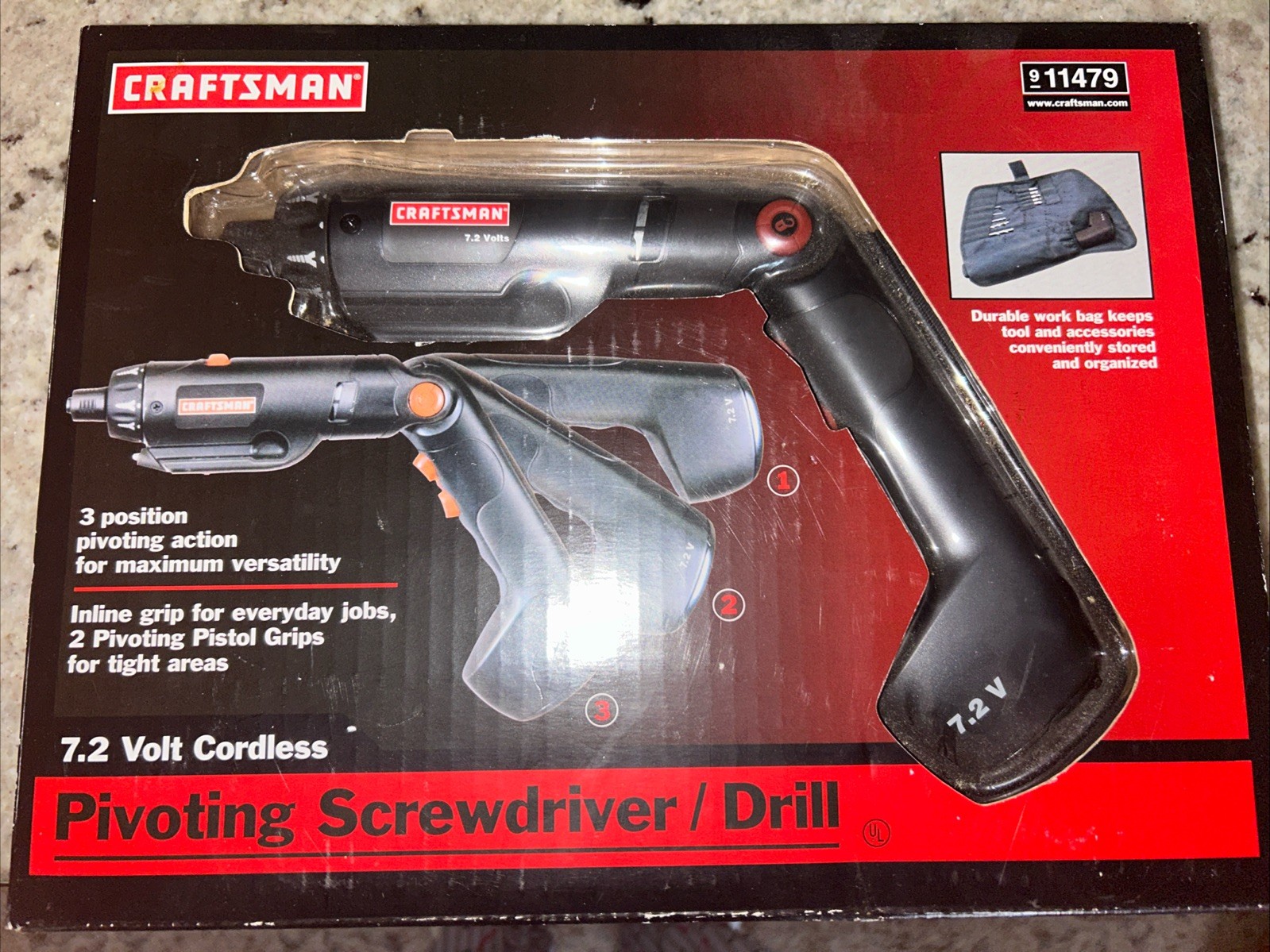 Craftsman - Pivoting Screwdriver Drill- Unopened , Never Used