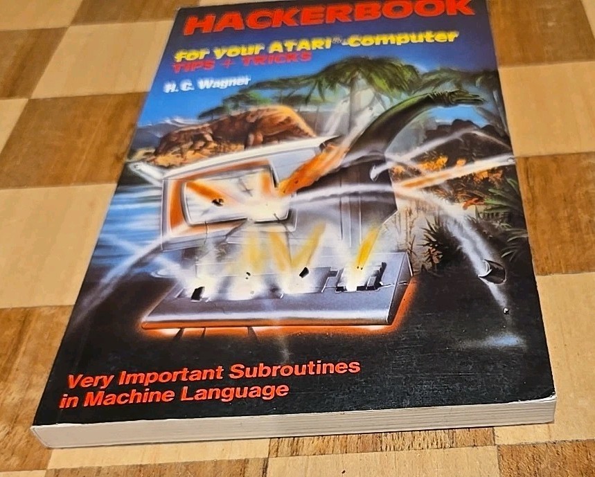 Hackerbook For Your Atari Computer Tips & Tricks HC Wagner 1983 First Edition