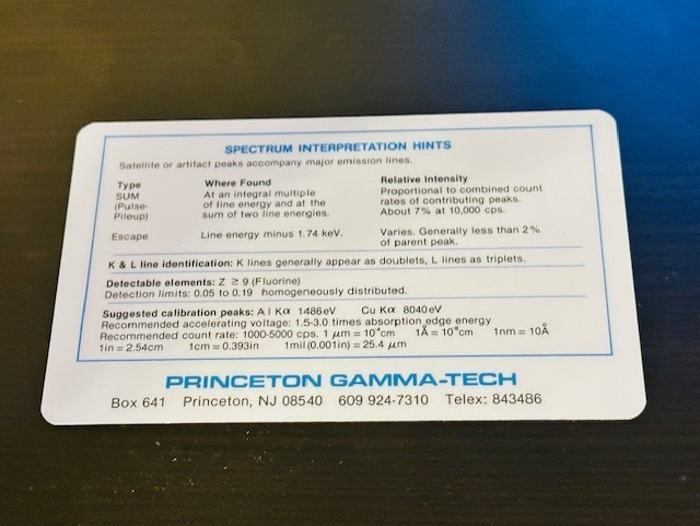 Princeton Gamma-Tech Periodic Table of the Elements Chart