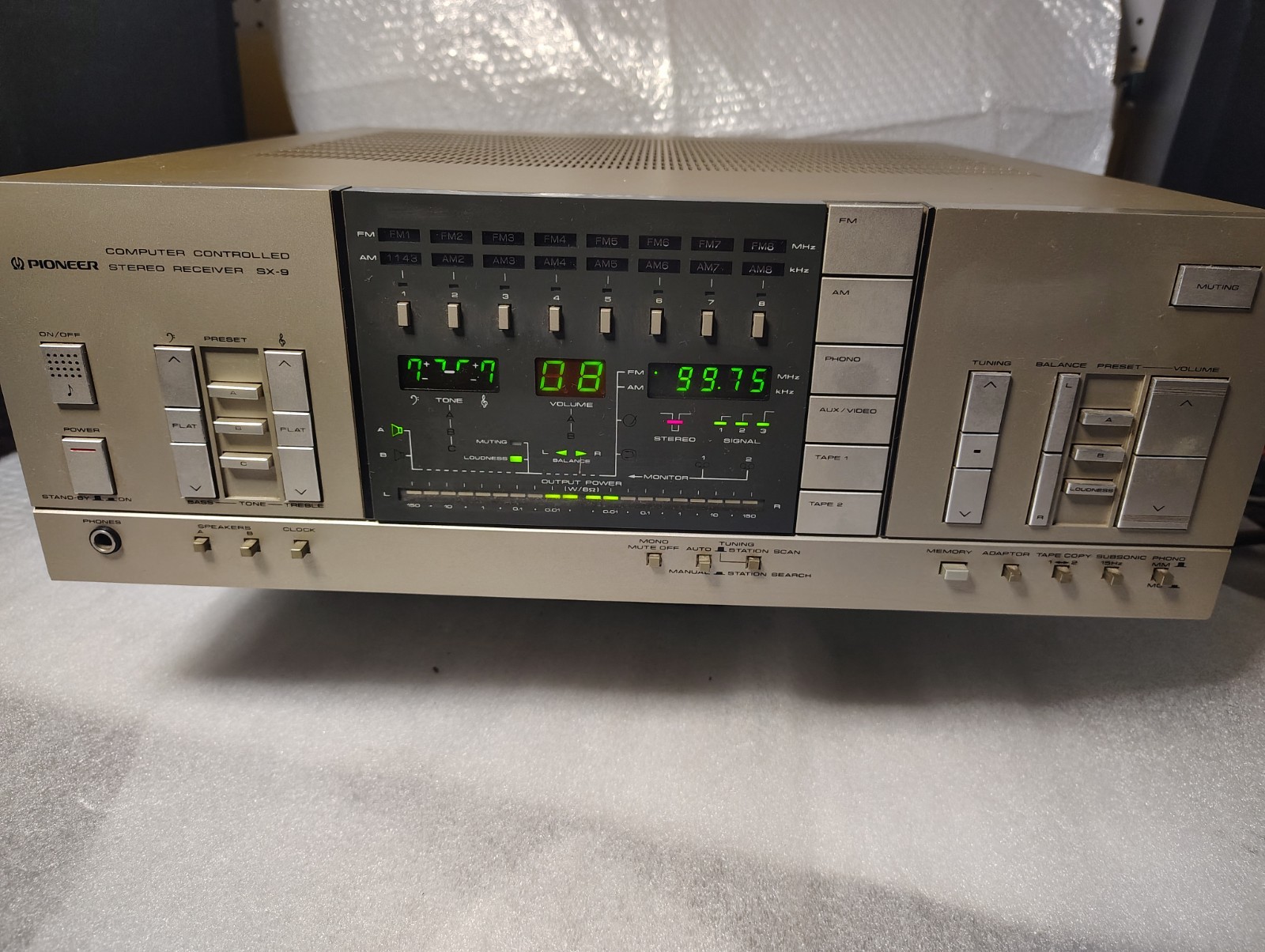 PIONEER SX 9 receiver