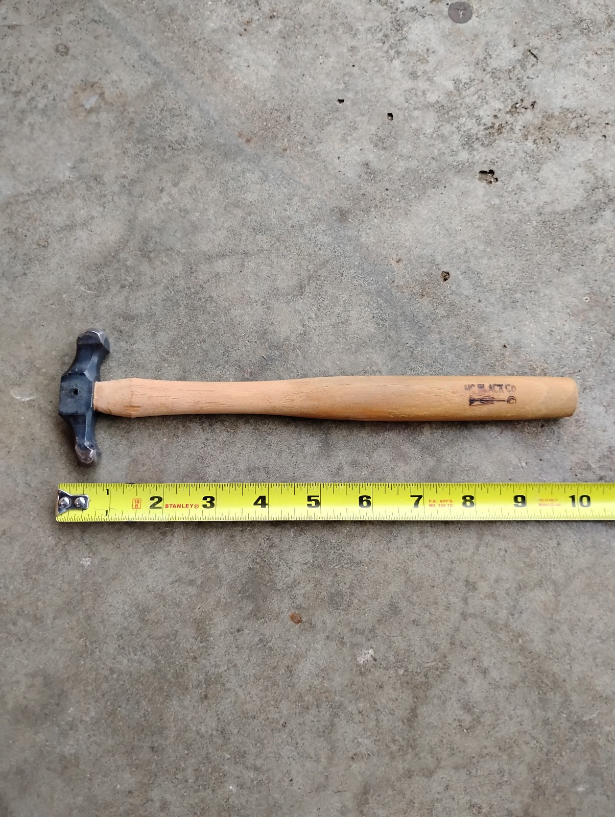 Mini Synclastic Raising Hammer Jewelry Making Metal Forming Tool 2oz. Head USA