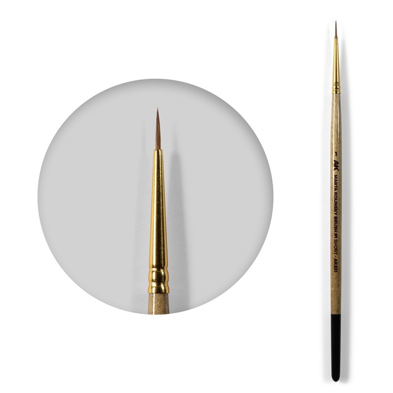 AK851 AK Interactive Marta Kosinski Brush #1 Short