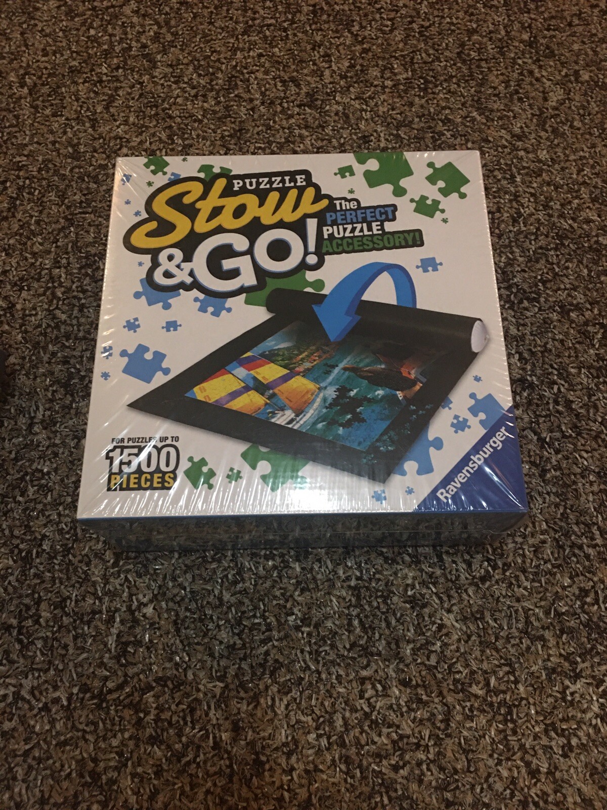 Puzzle Stow and Go Storage System Roll Up Mat 46”X26” Ravensburger