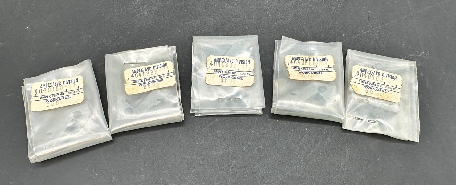 Lot of 5 NOS Vintage AMPEX Tape Lifter Assy 4040888-01 NEW Old Stock