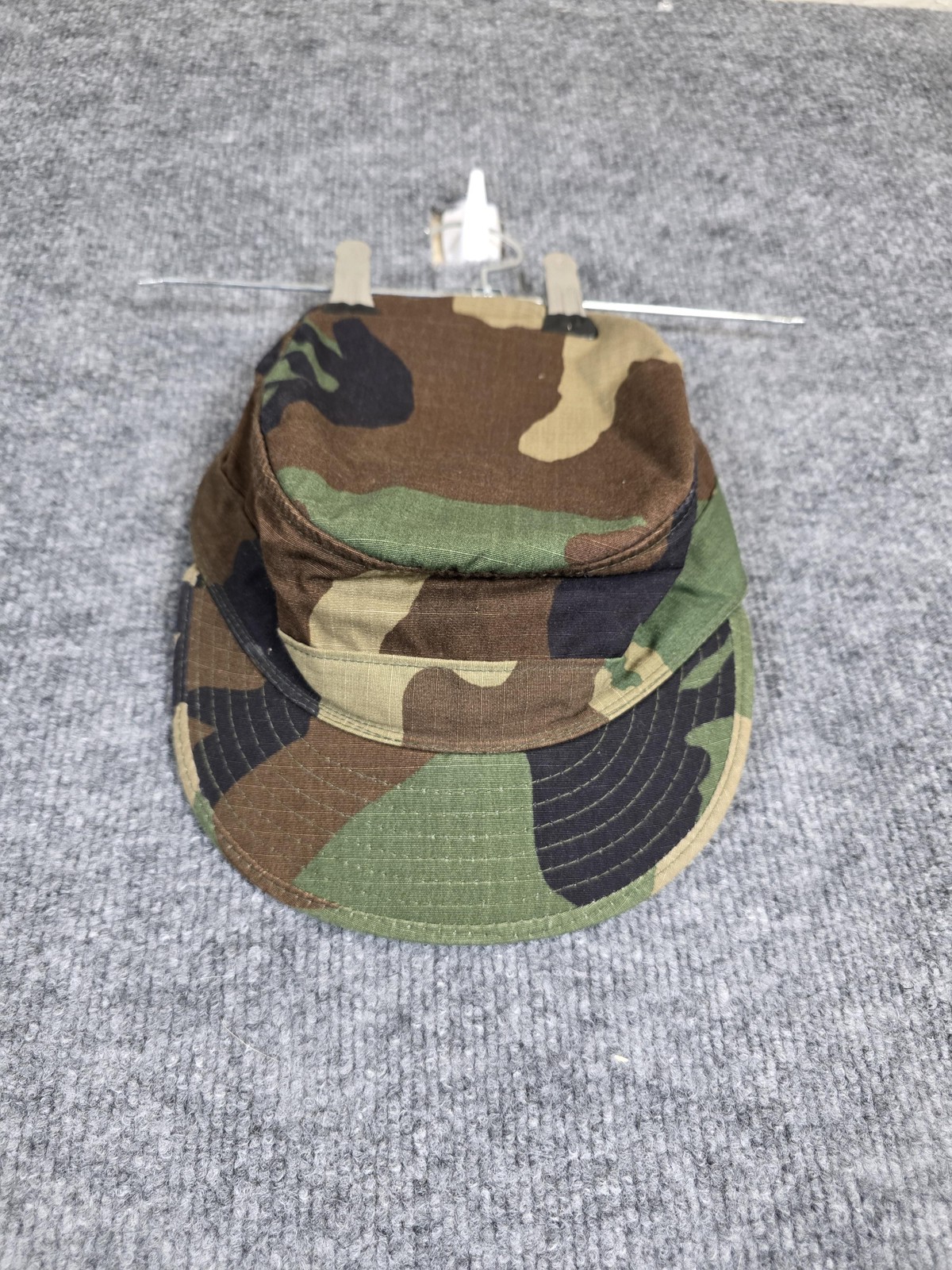 Vintage US Army BDU Patrol Cap Hot Weather Woodland Camo Size 7 OR Industries