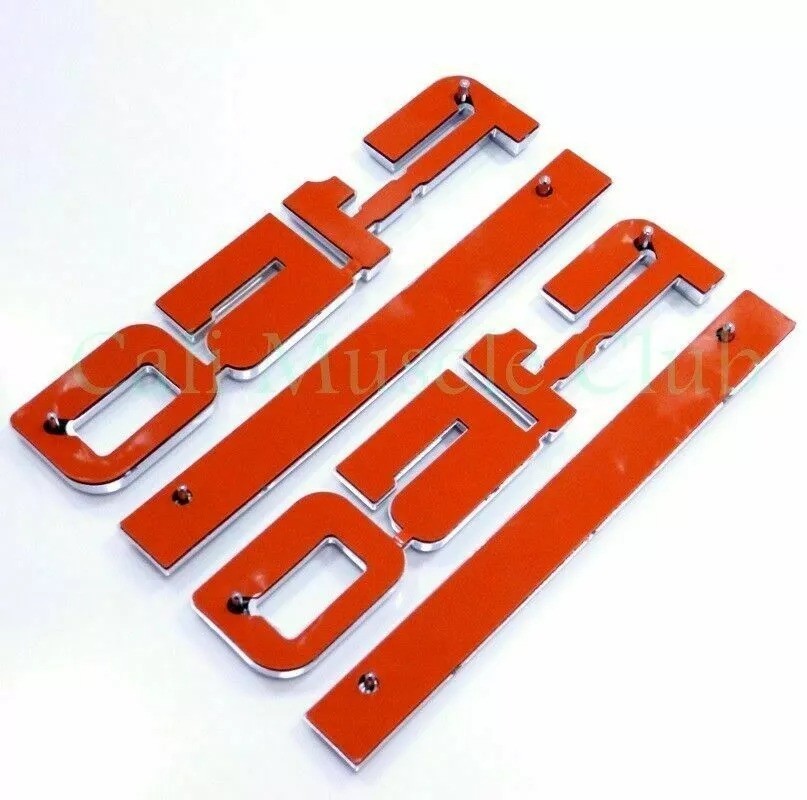 4Pc Set Front Fender Emblem Badge For 1987-1991 F150 Custom Truck