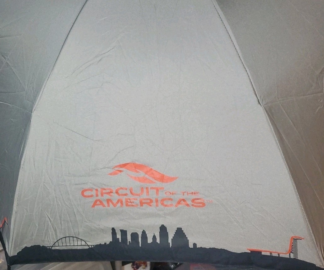 Circuit Of The Americas Austin, Texas Compact 40" UMBRELLA New