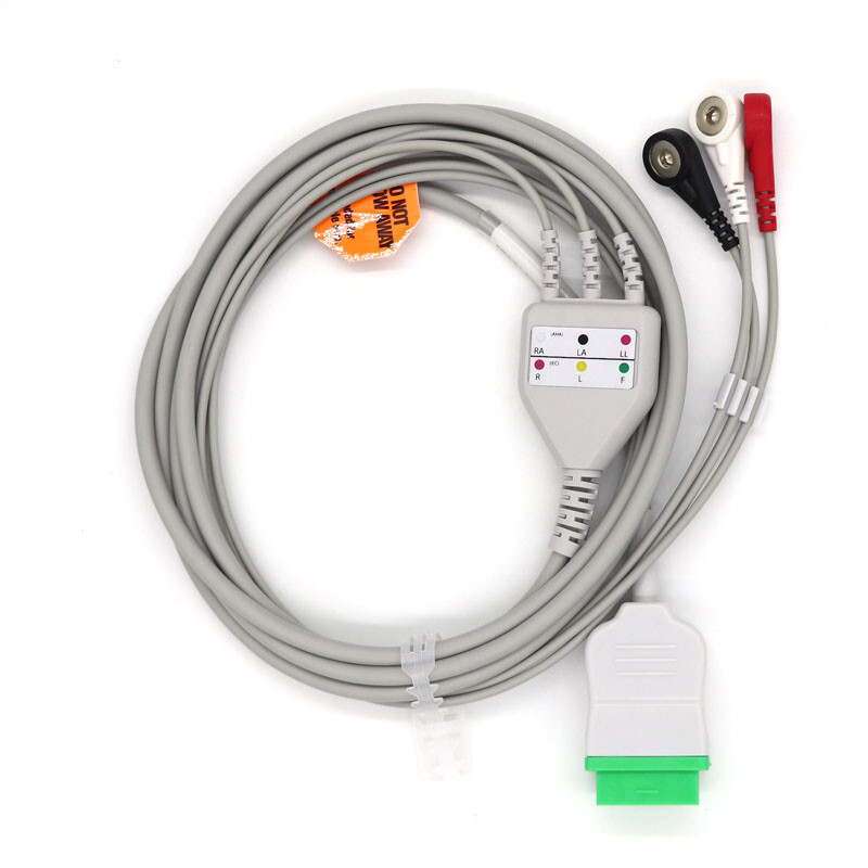 11 pin 3 Leads ECG EKG one-piece ECG Cable Fit For GE-marqutte , Dash PRO 3000