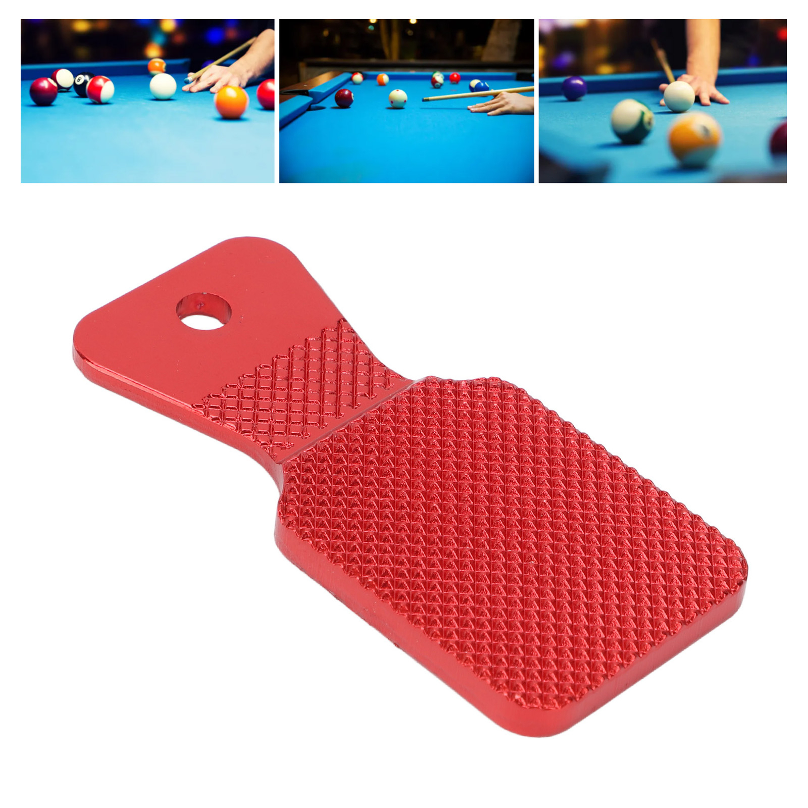 Pool Tip Tapper Aluminum Ergonomic Fan Shaped Pool Stick Tip Sander CH