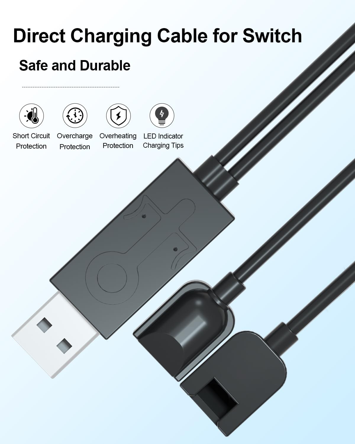 SYACHI Joycon Charger Cable for Switch, Portable USB Cable...
