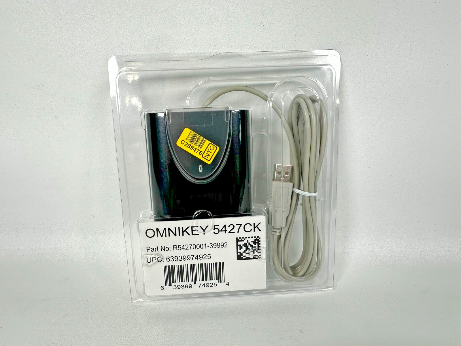 New HID Omnikey 5427CK Contactless Smart Card Reader USB Black R54270001
