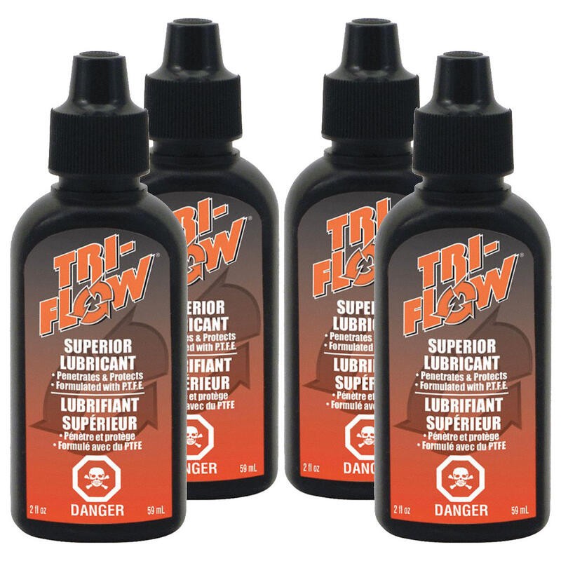 TriFlow Lubricant TF21010 (4pk); 2oz Dropper Bottle Petroleum Distillate