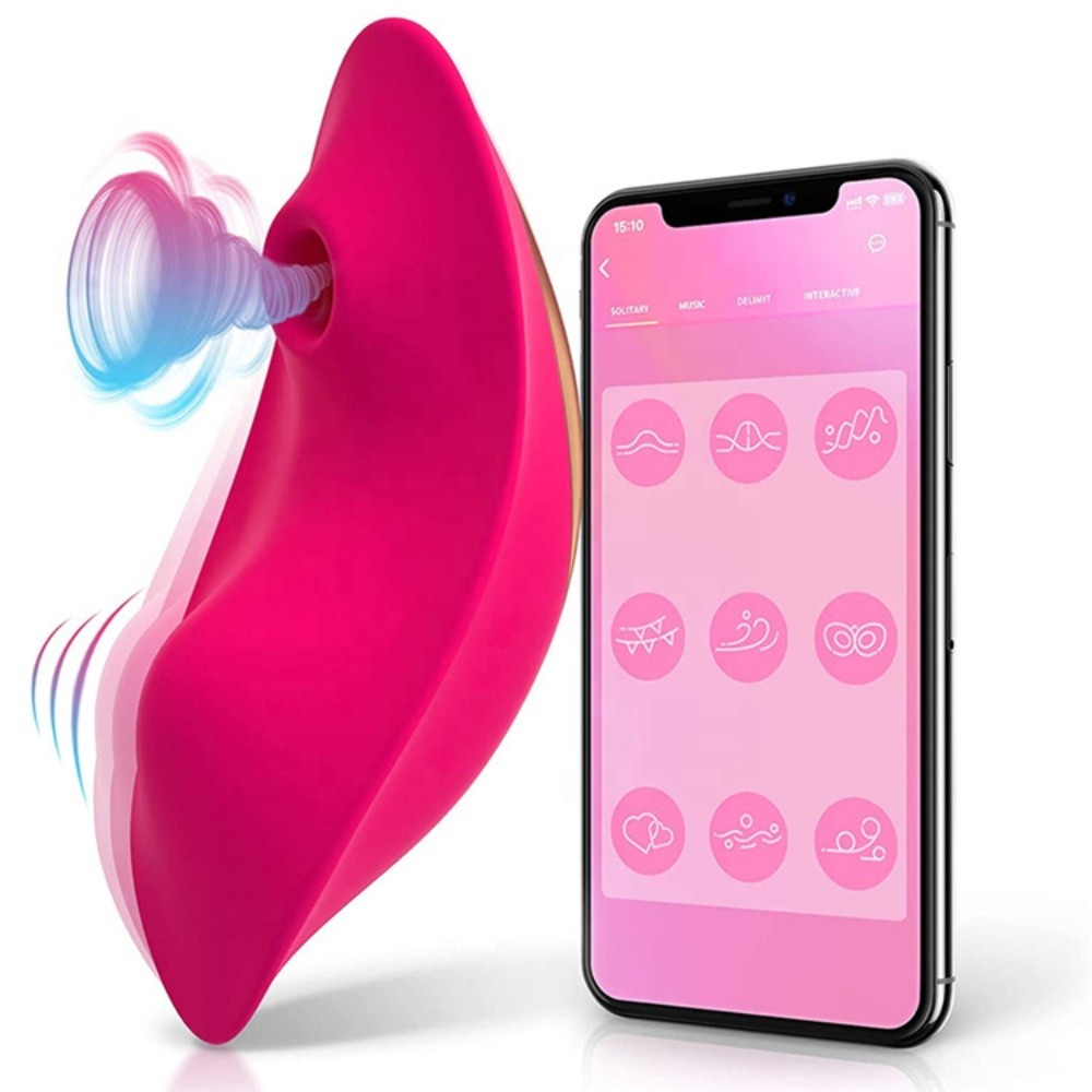 APP Control Sucking Clitoris Stimulator Women Panties Vibrator Clit Sucking