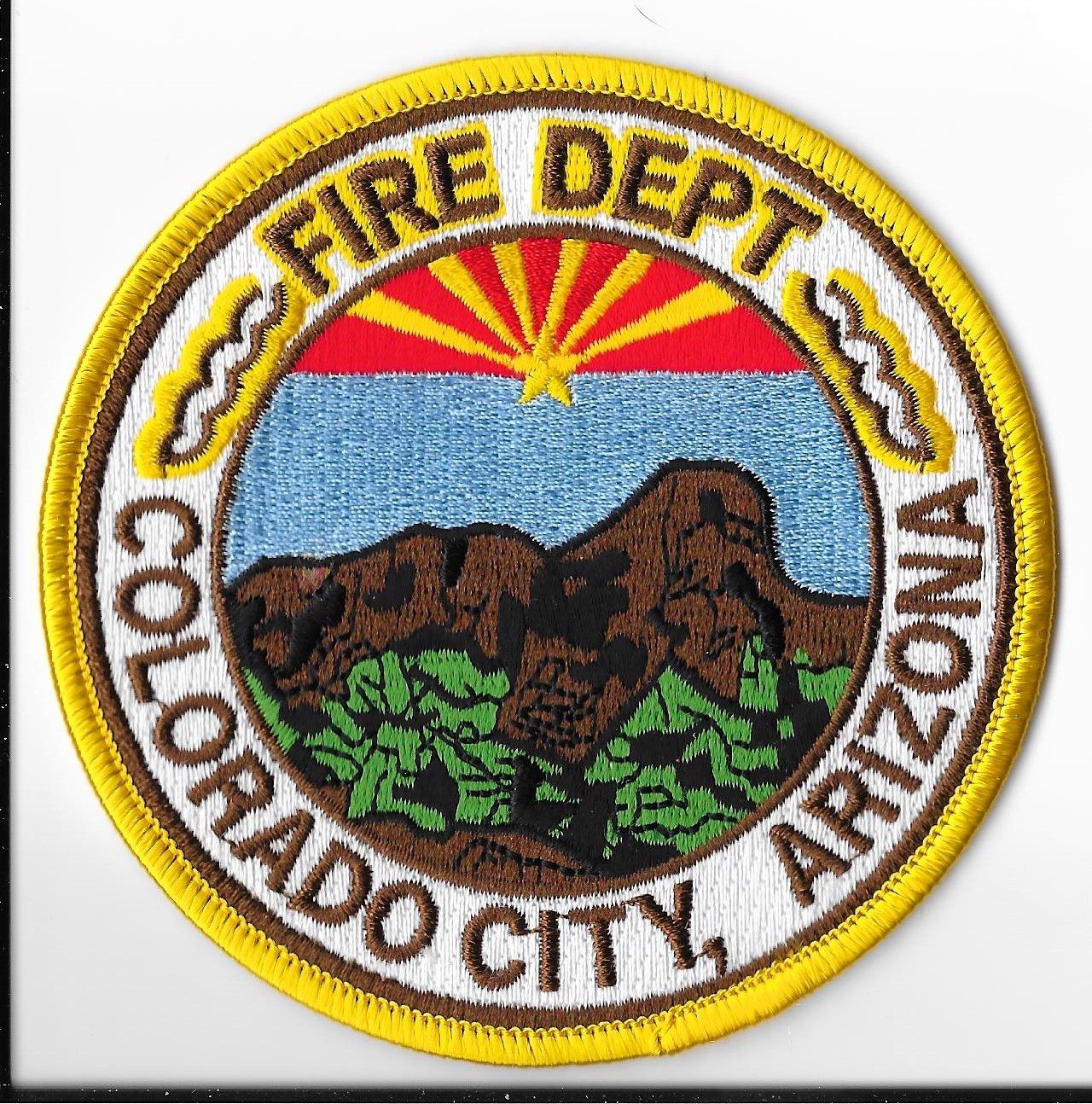 Colorado City Fire Department, Arizona Shoulder Patch V1