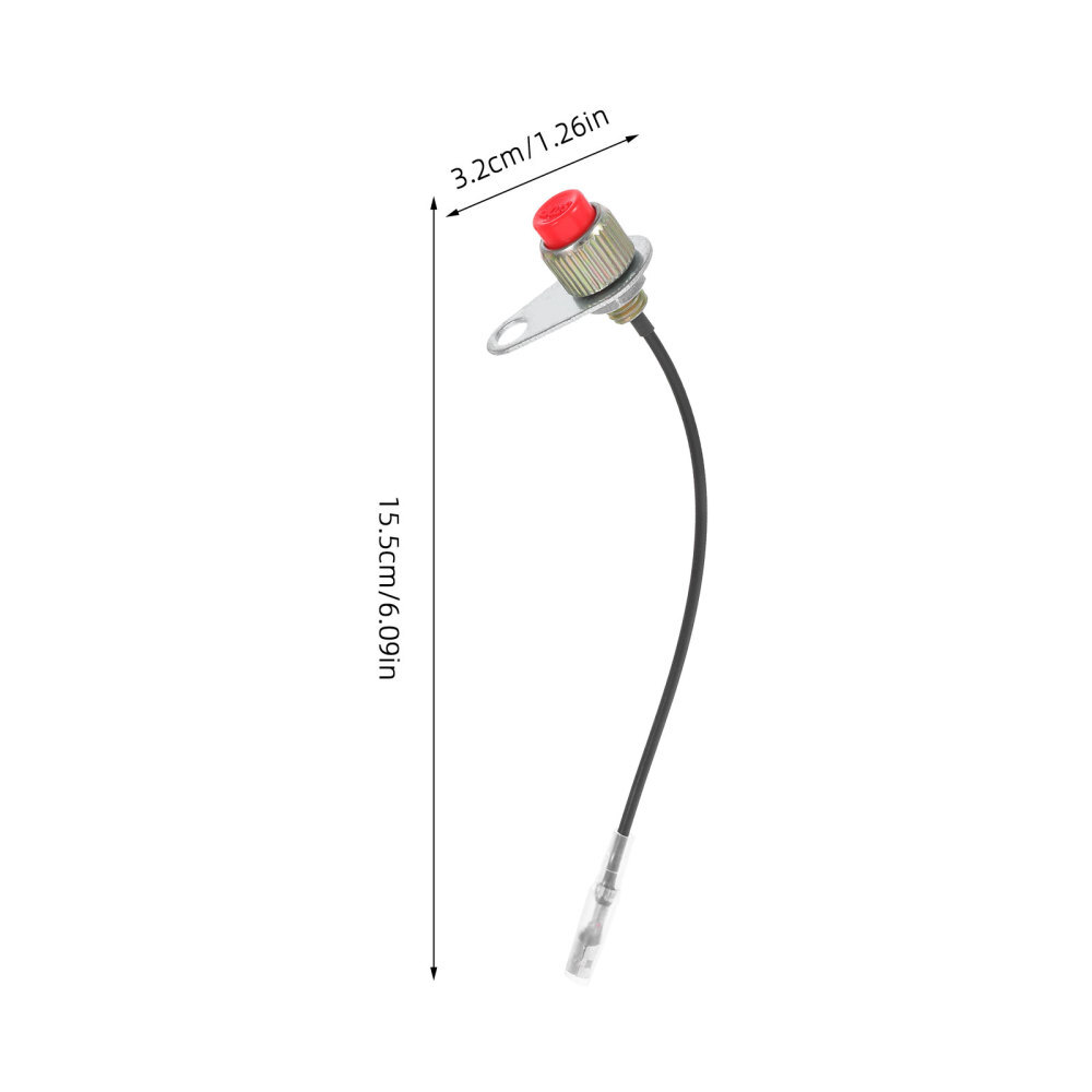 4 Pcs Kill Switch Protective on off Stop Lawnmower Spare Parts Plug
