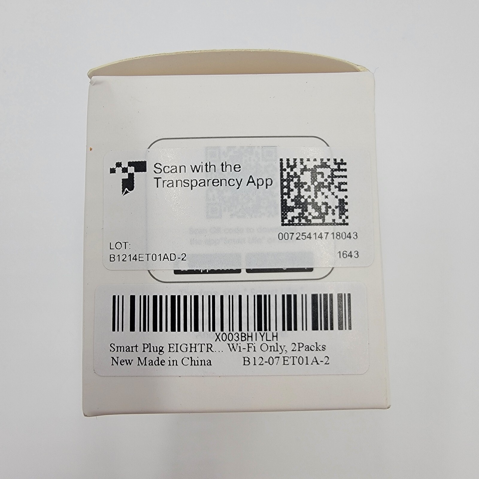 Eightree Smart Plug 2 Pack Model ET01 2.4Ghz Wifi Only