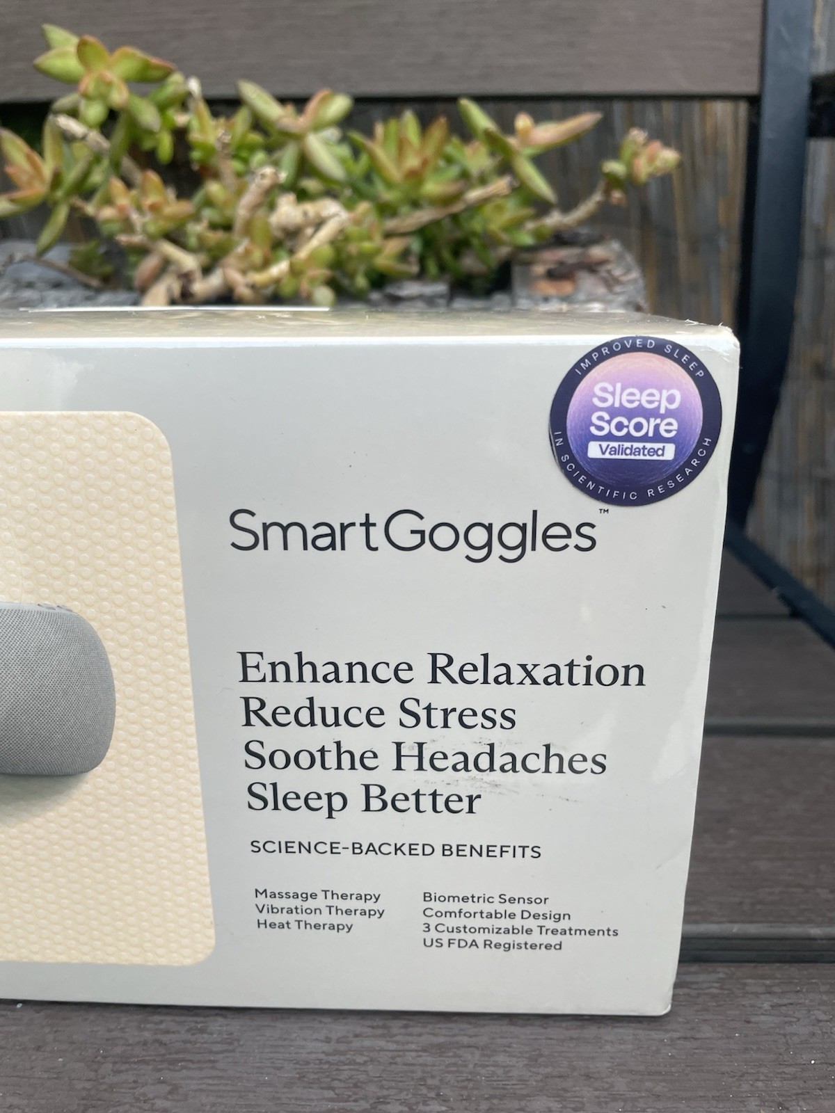Therabody Smart Goggles Device Intelligent Heating Vibrating Soothing