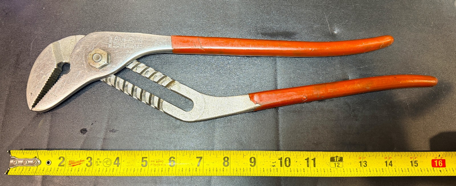 BLUE POINT  HL116P  16" Adjustable Slip‑Joint Pliers  USA