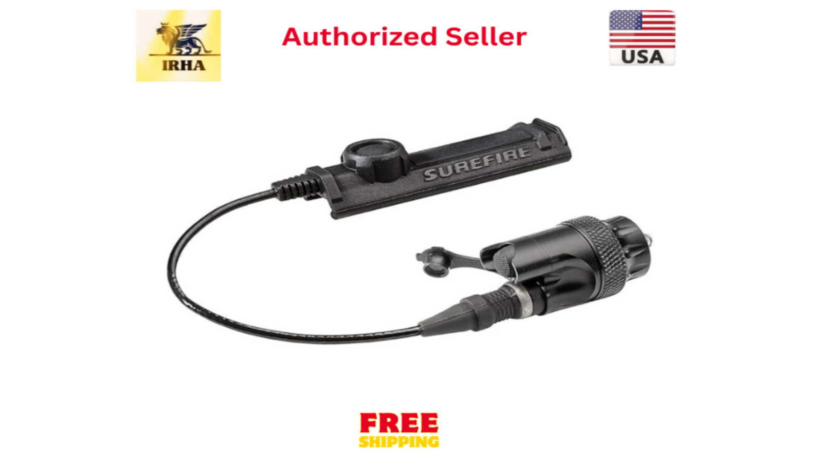 SureFire Dual Switch Tail Cap Assembly with Rail Tape for ScoutlLight DS-SR07
