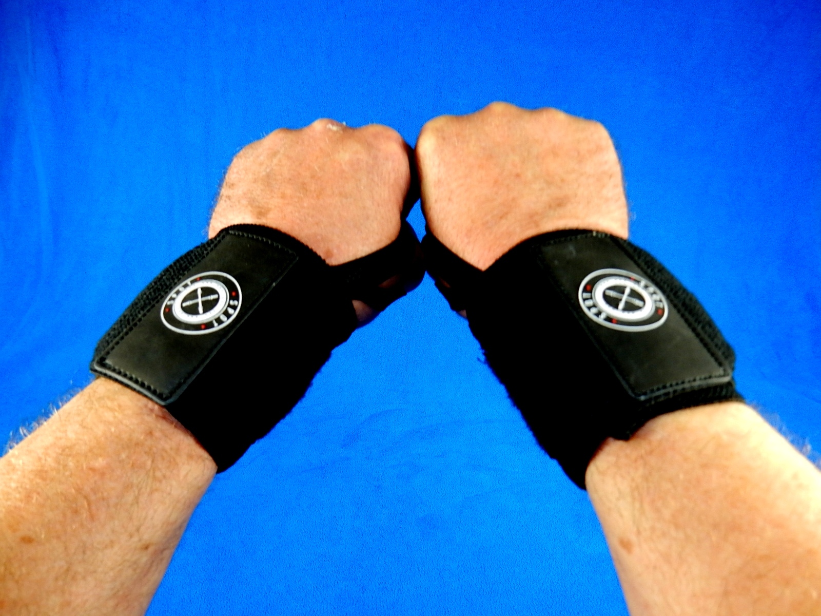 18" Wrist Wraps (Pair) ~ Spot Lion Fitness, Weight Lifting, Solid Black #SPL1