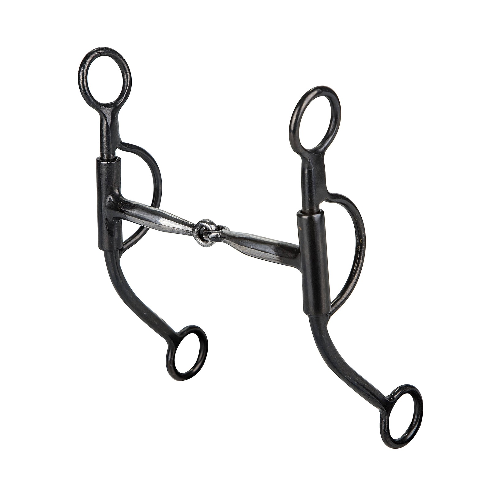 Tabelo Loomis Weld Cheek Snaffle Bit 5'' Brushed-Steel