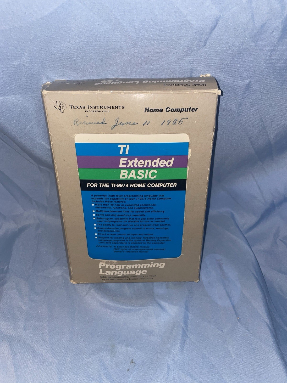 Texas Instruments TI-99/4A Computer Bundle w/ Extended BASIC, Software & Manuals