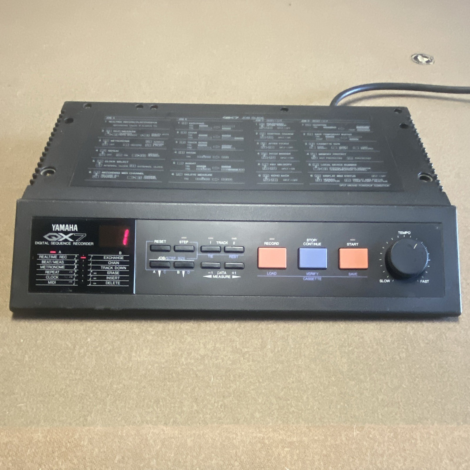Yamaha QX7 Digital MIDI Sequencer Recorder. Very good condition. Free Shipping