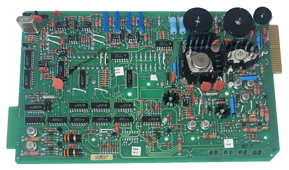BENTLY NEVADA 72951B ZERO SPEED MONITOR BOARD