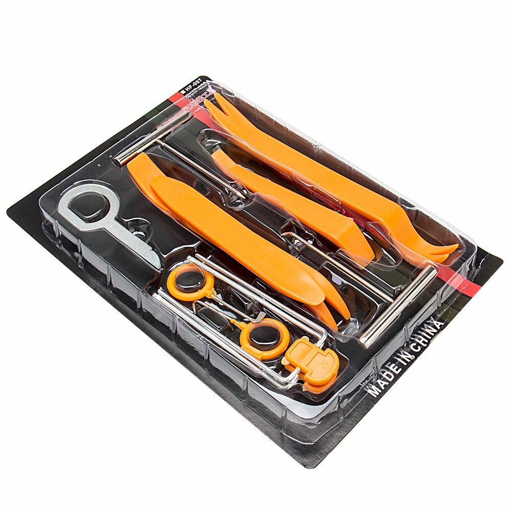 Car Radio Audio Stereo Door Trim Dash Panel Install Removal Pry Tool Tools Kit