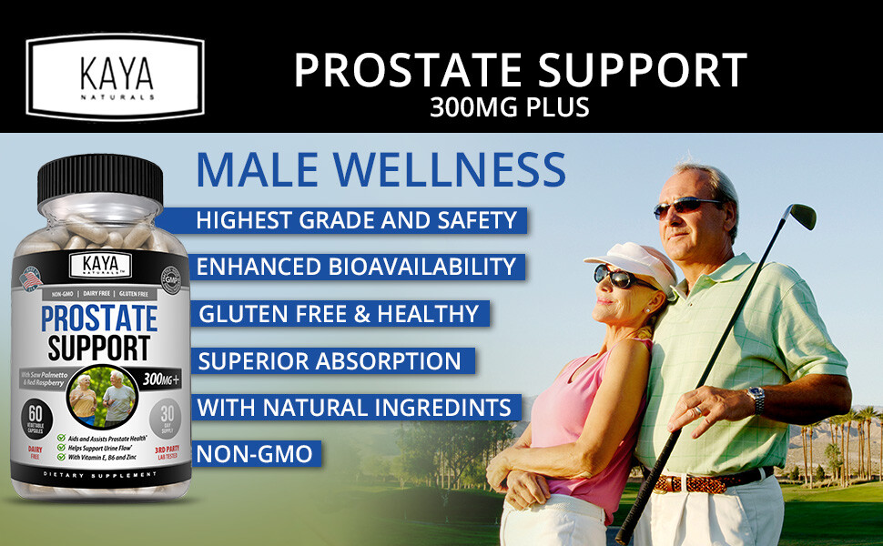 (2 Pack) Prostate Support - Reduce Frequent Urination, Stamina supplement 60ct
