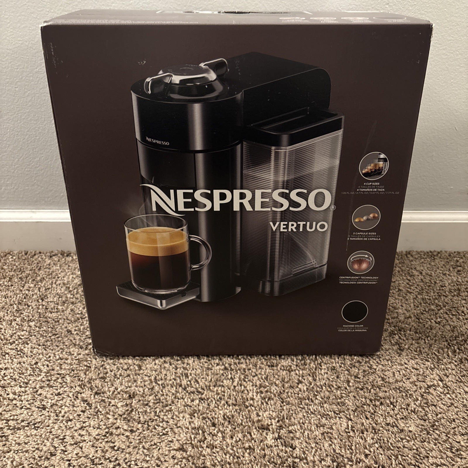 Nespresso Vertuo Coffee and Espresso Maker New