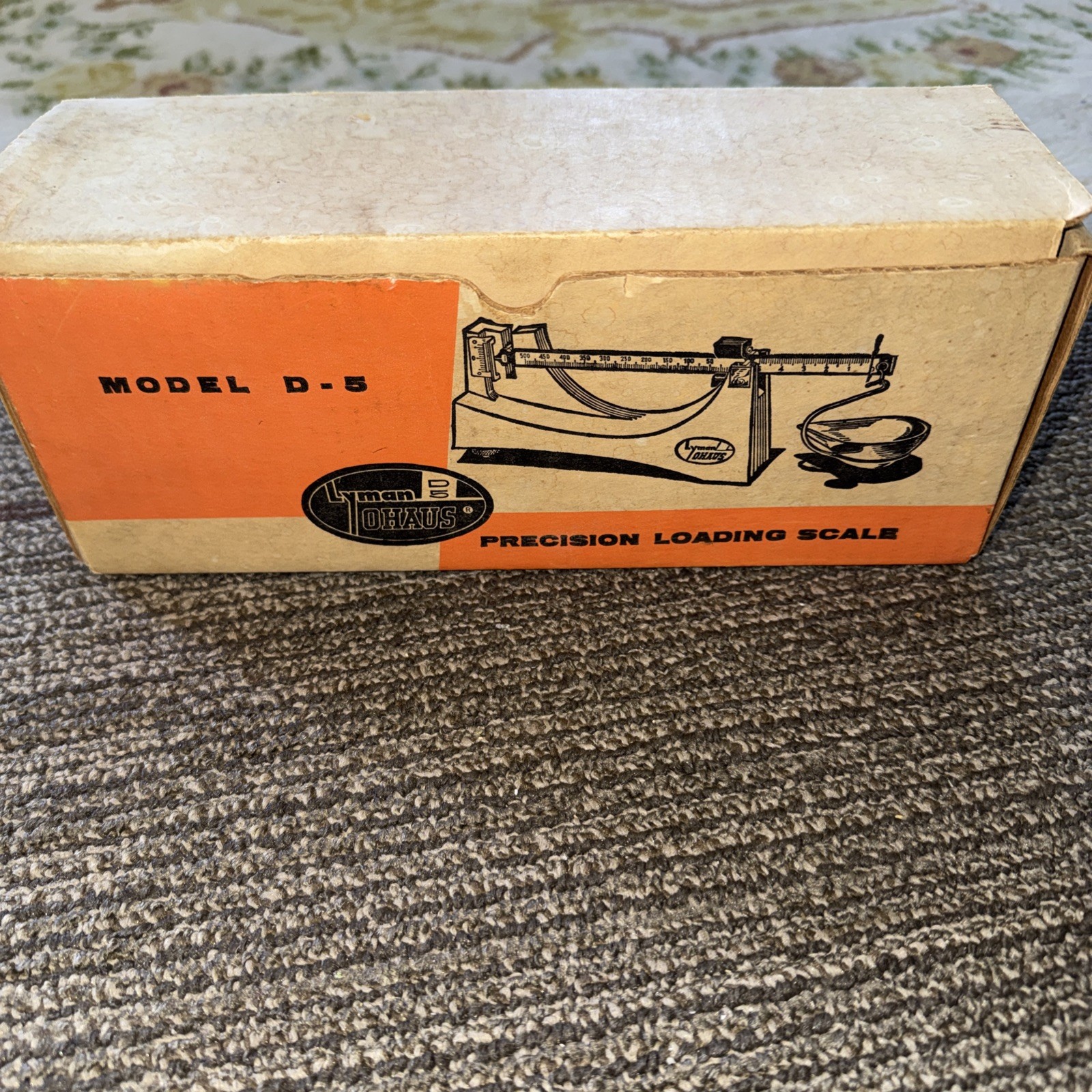 LYMAN Model D-5 Precision Loading Scale ~ Made by Ohaus in the U.S.A.1