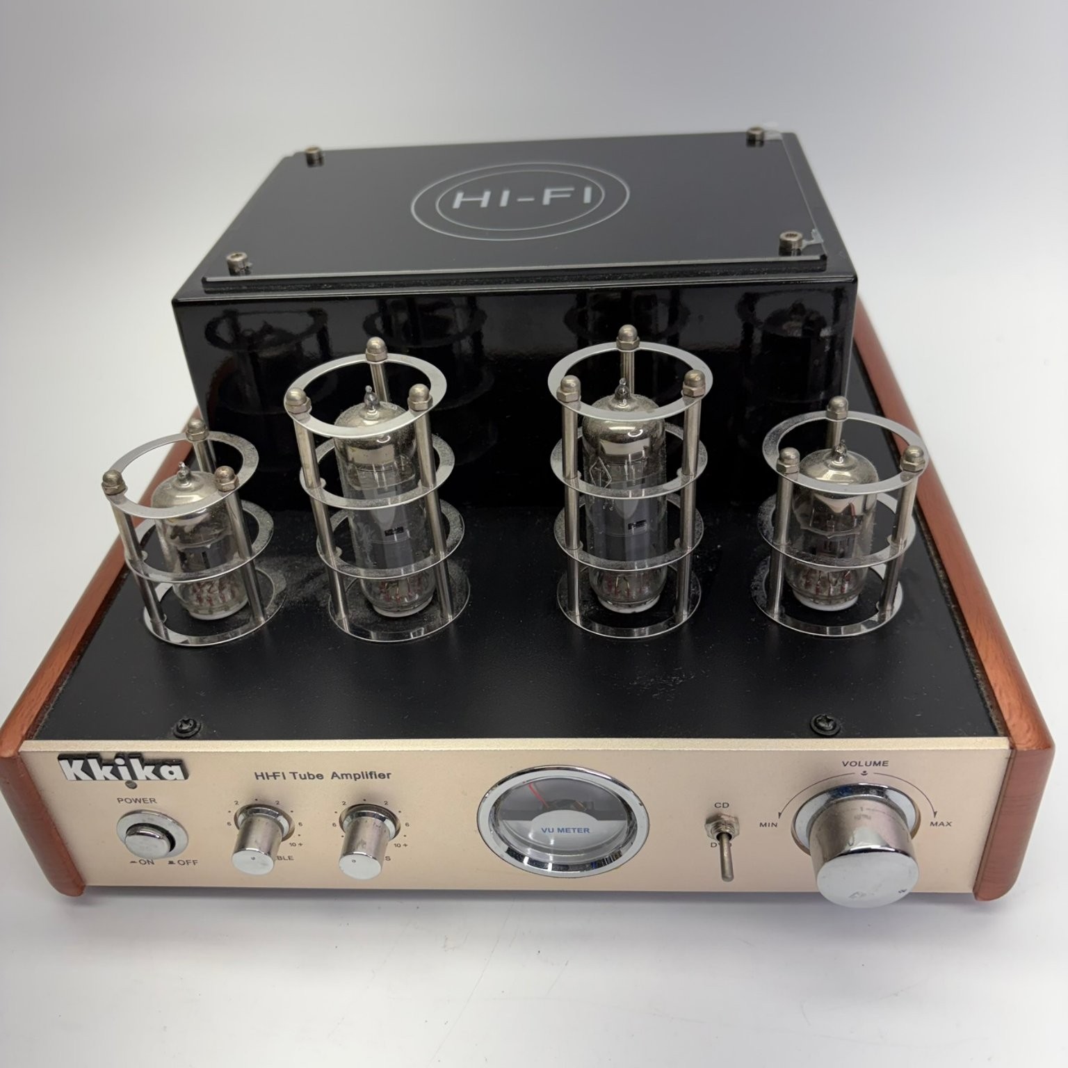 Kkika Hybrid HI-FI Vacuum Tube Stereo Power Amplifier Audio Supports CD DVD AMP