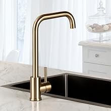 Lippert Flow Max Coiled Pull Down Kitchen Faucet for RVs and