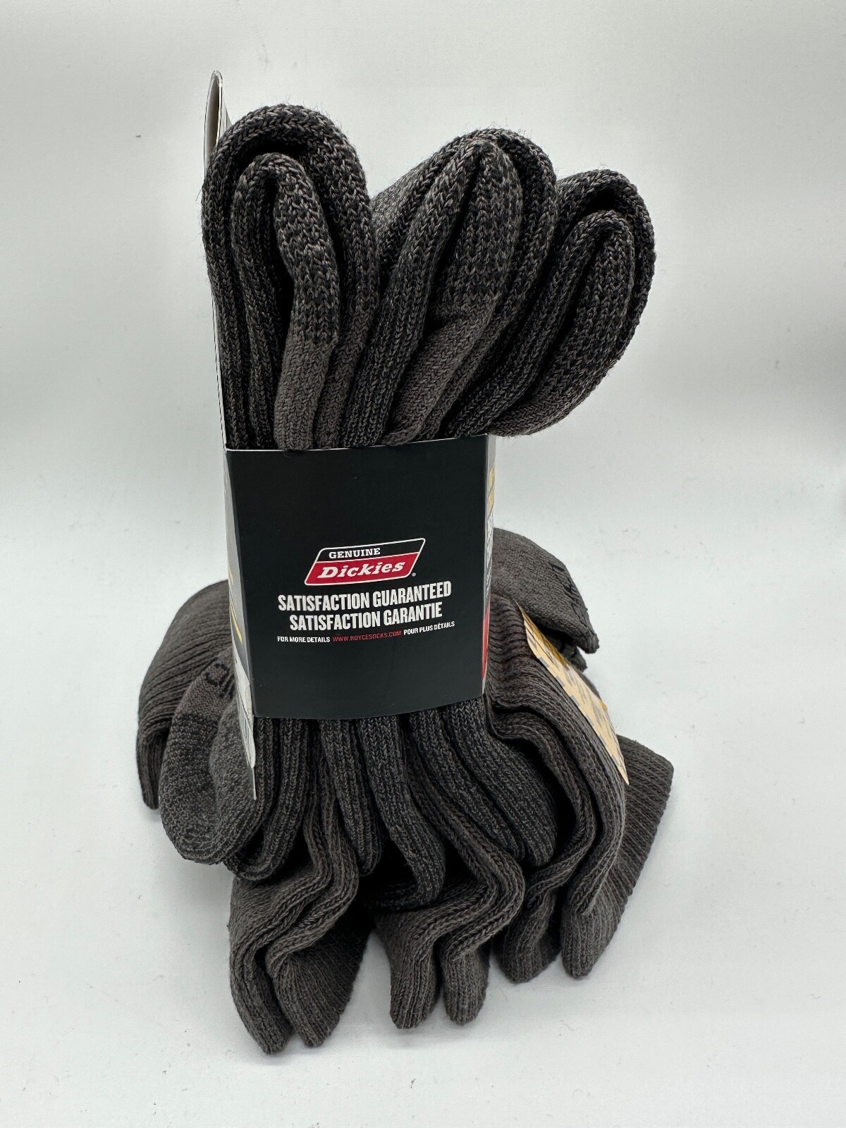 NEW 6 PAIR PACK DRI-TECH CREW GENUINE DICKIES MENS FLEX PERFORMANCE WORK SOCKS