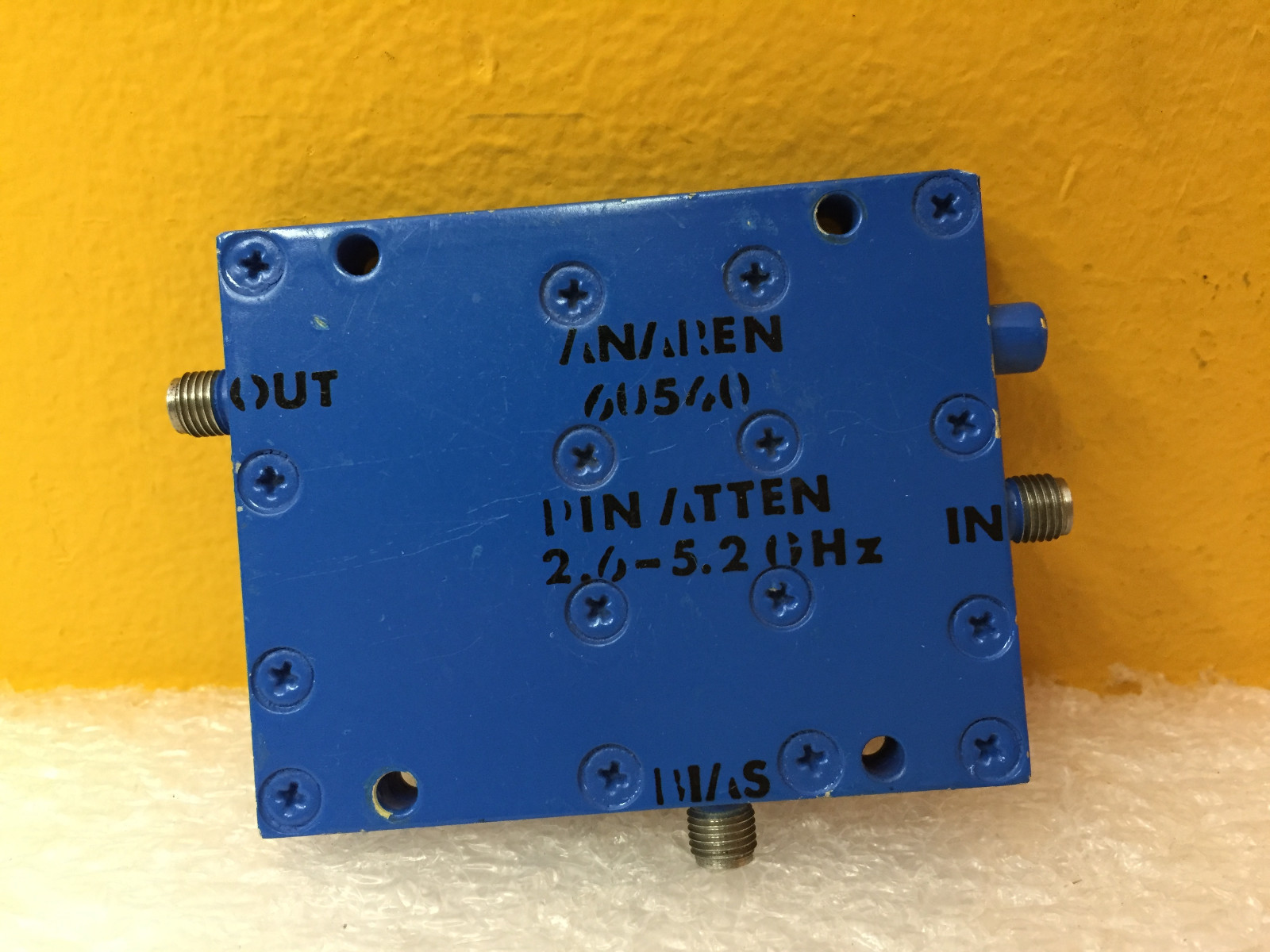 Anaren 60540, 2.6 to 5.2 GHz, SMA (F-F-F) Pin Attenuator