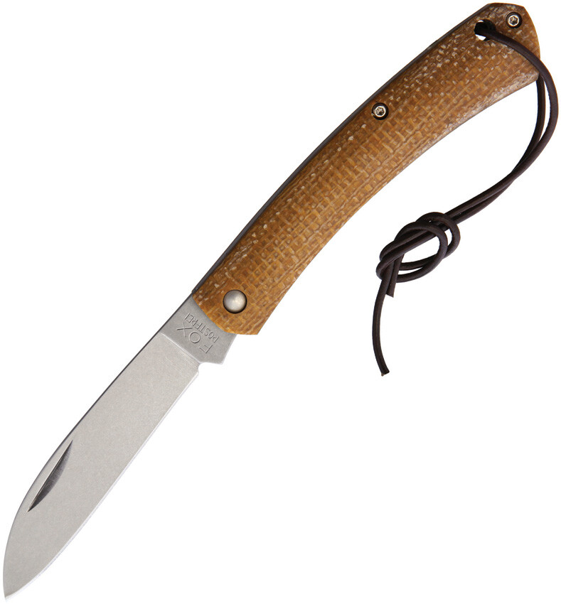 Fox Official German Navy Pocket Knife Slip Joint Micarta Folding Stainless 230MU
